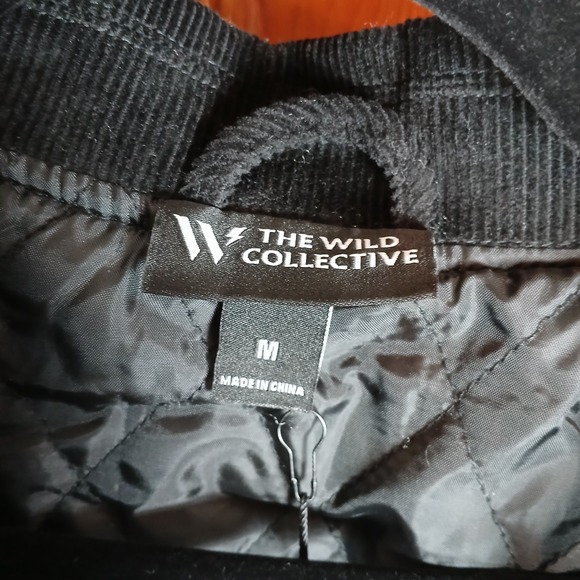 NWT Minnesota Vikings NFL Jacket Men's Medium Grey Plaid Full Zip Embroidered - Picture 5 of 8